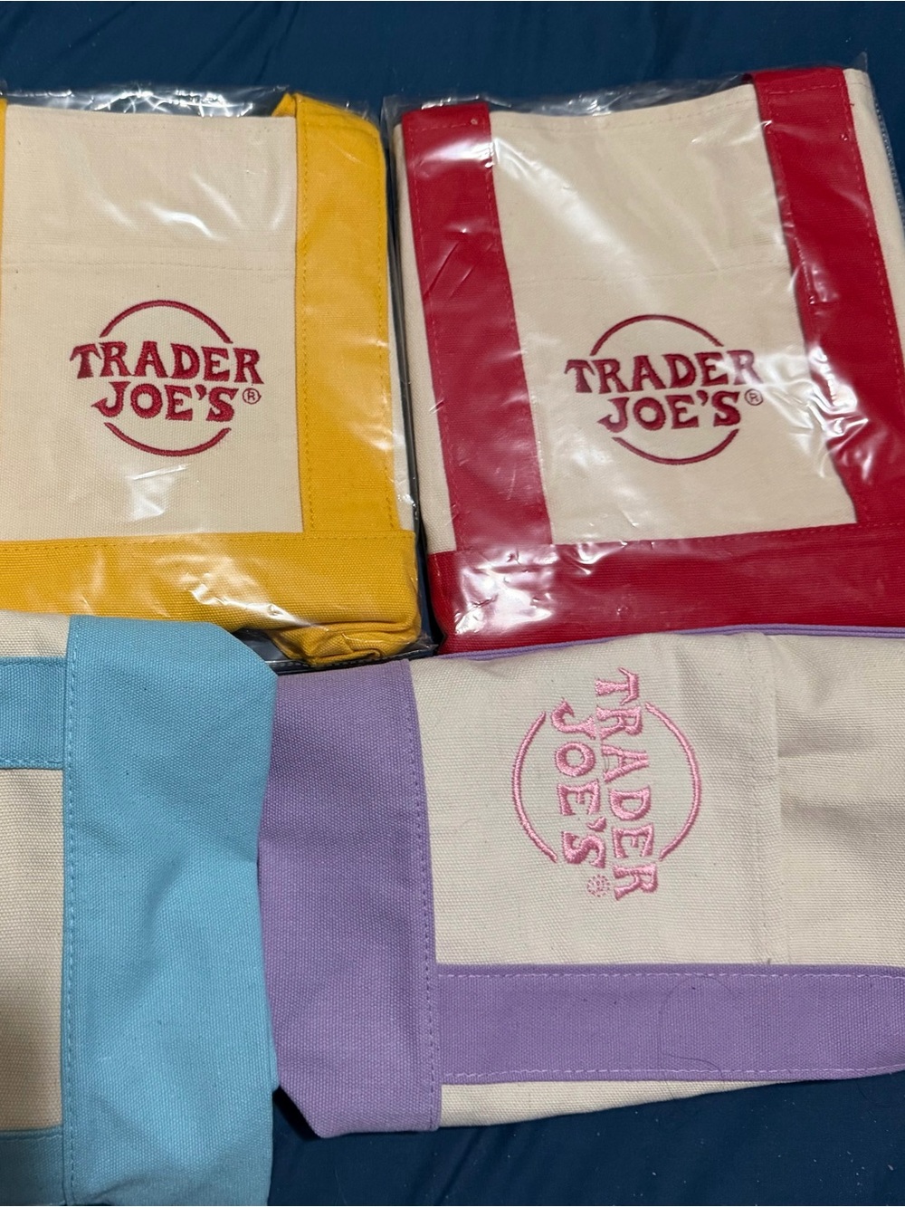 Trader Joe's mini Canvas Tote Bag